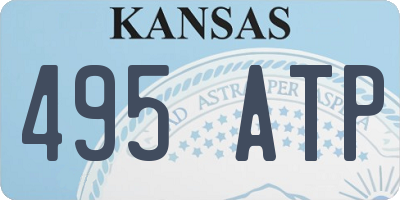 KS license plate 495ATP