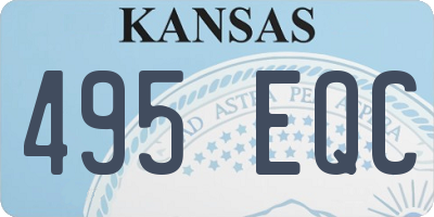 KS license plate 495EQC