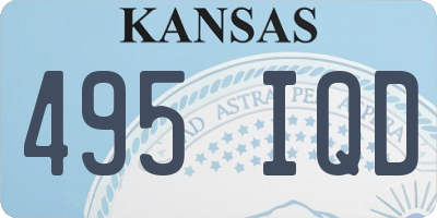KS license plate 495IQD