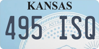KS license plate 495ISQ