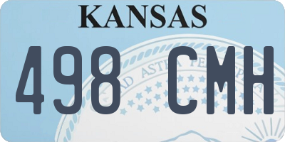 KS license plate 498CMH