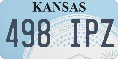 KS license plate 498IPZ