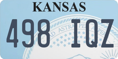 KS license plate 498IQZ