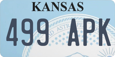 KS license plate 499APK