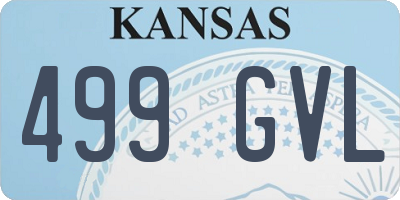 KS license plate 499GVL