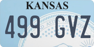 KS license plate 499GVZ