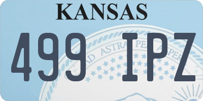 KS license plate 499IPZ