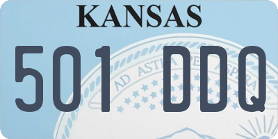KS license plate 501DDQ