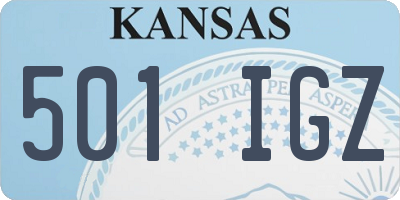 KS license plate 501IGZ