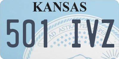 KS license plate 501IVZ