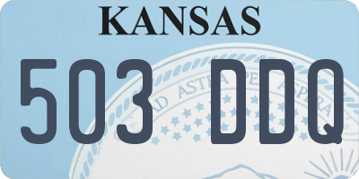 KS license plate 503DDQ