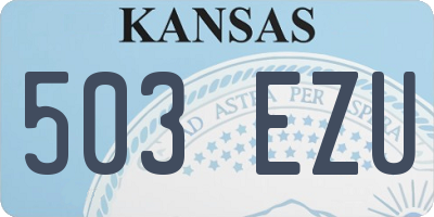 KS license plate 503EZU
