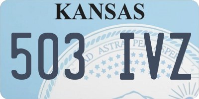 KS license plate 503IVZ