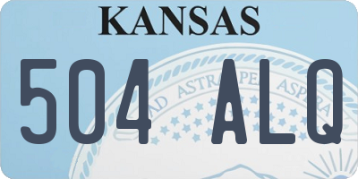 KS license plate 504ALQ