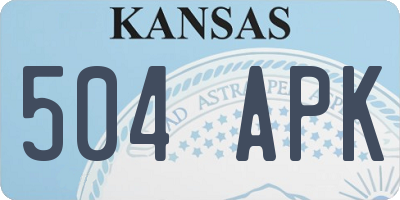 KS license plate 504APK