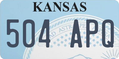 KS license plate 504APQ