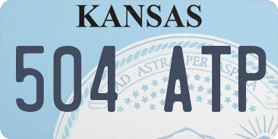 KS license plate 504ATP