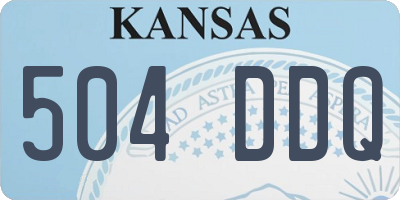 KS license plate 504DDQ
