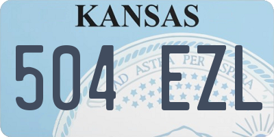 KS license plate 504EZL
