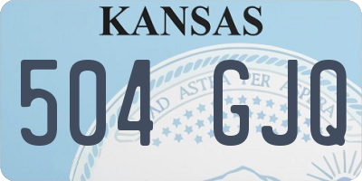 KS license plate 504GJQ