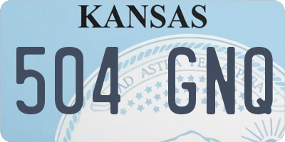 KS license plate 504GNQ