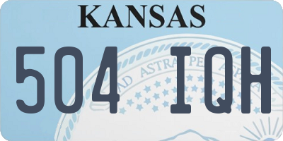 KS license plate 504IQH