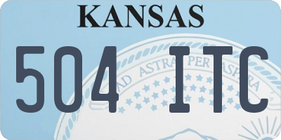 KS license plate 504ITC