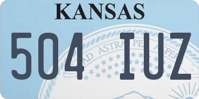 KS license plate 504IUZ
