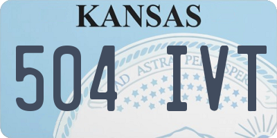 KS license plate 504IVT