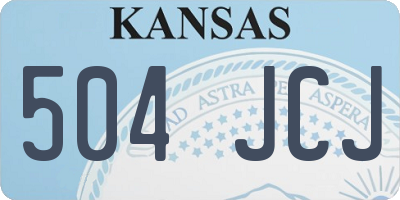 KS license plate 504JCJ