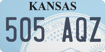 KS license plate 505AQZ