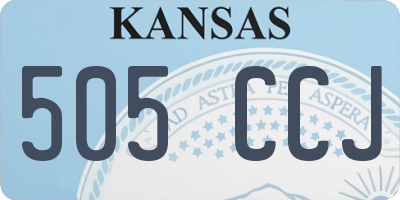 KS license plate 505CCJ