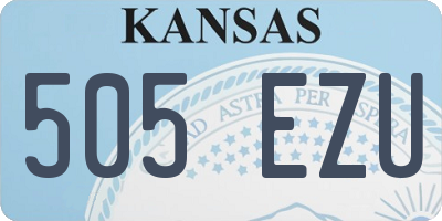 KS license plate 505EZU