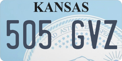 KS license plate 505GVZ