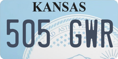 KS license plate 505GWR