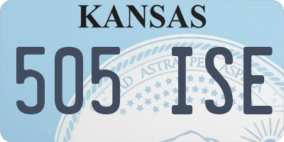 KS license plate 505ISE