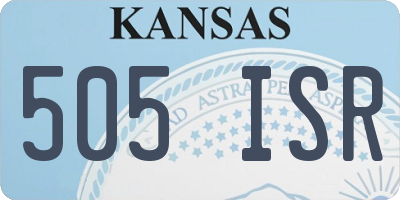 KS license plate 505ISR