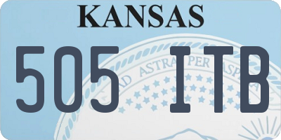 KS license plate 505ITB