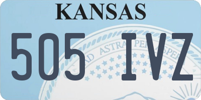 KS license plate 505IVZ