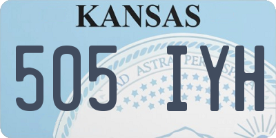 KS license plate 505IYH