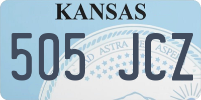 KS license plate 505JCZ