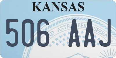 KS license plate 506AAJ