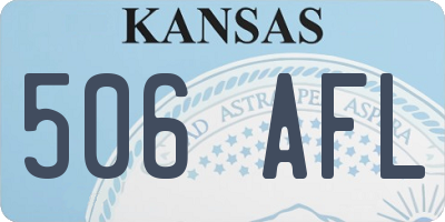 KS license plate 506AFL