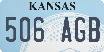 KS license plate 506AGB