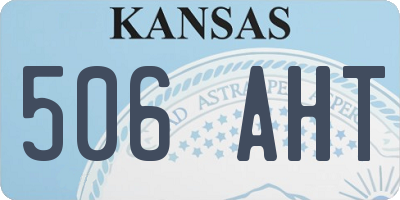 KS license plate 506AHT