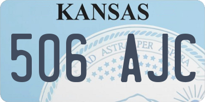 KS license plate 506AJC