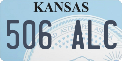 KS license plate 506ALC