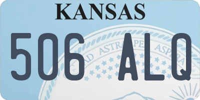 KS license plate 506ALQ