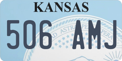 KS license plate 506AMJ