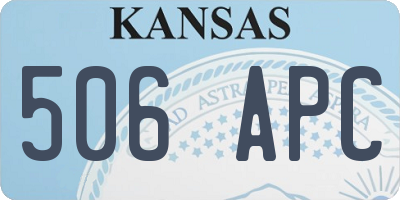 KS license plate 506APC